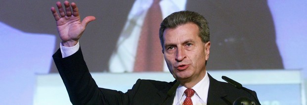 Oettinger - "die ungeliebte lahme Ente"