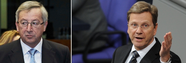 Eurokrise: Westerwelle vs. Juncker