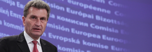 Oettinger: Höhere Strompreise wegen Ausbau der Energienetze
