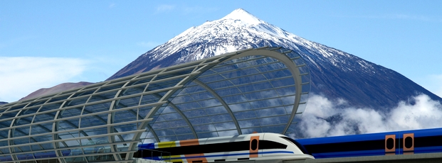 Vision: Transrapid auf Teneriffa