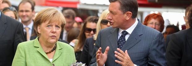 Merkel und Pahor zu Westbalkan und Euro-Krise
