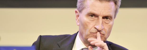 Berlin streitet über Energiesparziele - Oettinger warnt