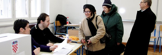 Kroaten sagen "Ja" zum EU-Beitritt