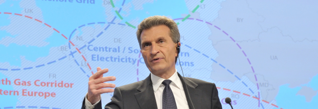 Oettinger: Gas-Fracking kann weitergehen