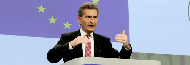 Oettinger bringt Fusion von Eon und RWE ins Gespräch