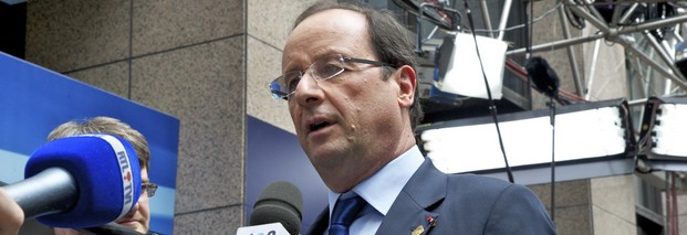 Frankreich Präsident François Hollande drängt nach der Entscheidung des Verfassungsrates auf eine schnelle Ratifizierung des Fiskalpakts. Foto: Rat