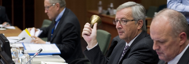 „Die Eurogruppe hat ihr Treffen unterbrochen, um weitere technische Arbeiten an einigen Elementen des Pakets zu erlauben“, sagte Eurogruppen-Chef Jean-Claude Juncker. Foto: Der Rat der Europäischen Union