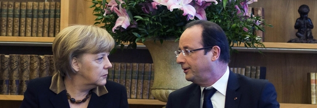 Barroso, Merkel und Hollande treffen Industrielle