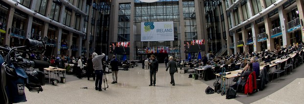 Der Europäische Rat wird sich auf Maßnahmen gegen die Jugendarbeitslosigkeit konzentrieren. Große Sprünge zur weiteren Reform der EU und der Euro-Zone sind vom Juni-Gipfel allerdings nicht zu erwarten. Foto: Rat