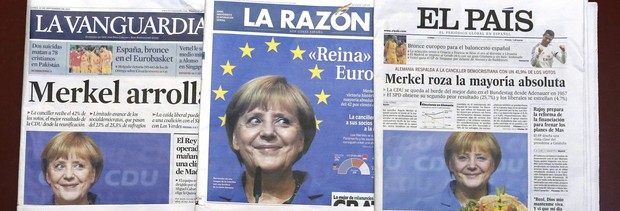 Angie muss jetzt die Welt retten