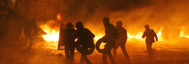 Eskalation der Gewalt in der Ukraine