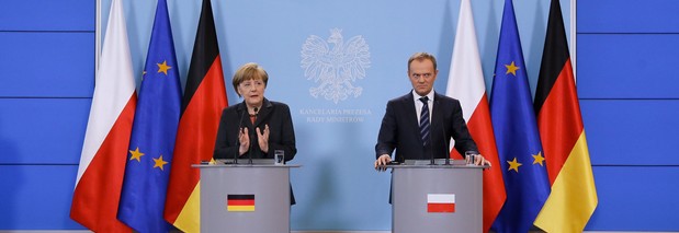 Merkel und Tusk drängen auf rasche EU-Anbindung der Ukraine