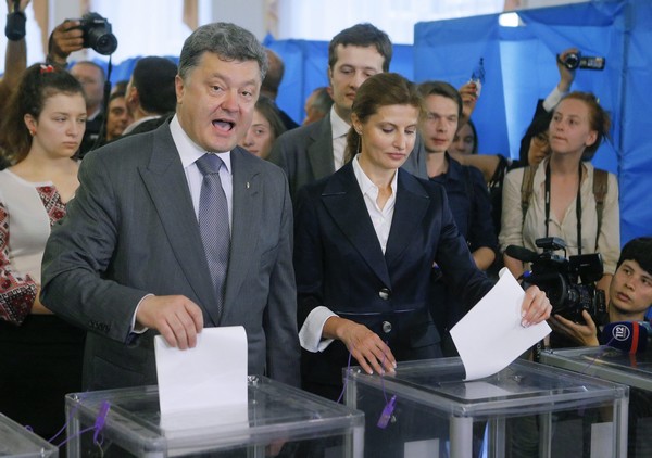 Hohe Wahlbeteiligung in der Ukraine