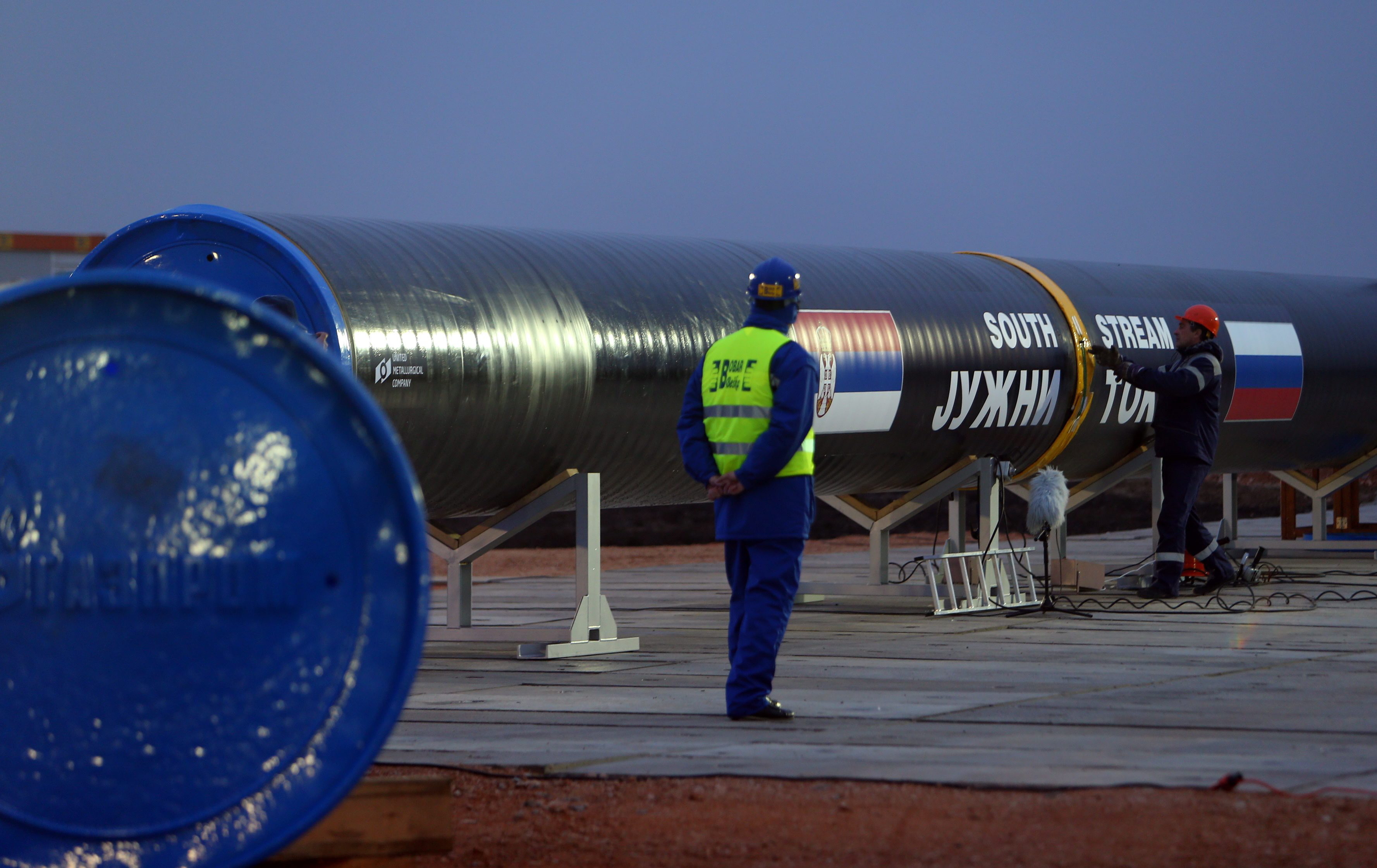 Russland treibt Bau von Gas-Pipeline South Stream voran