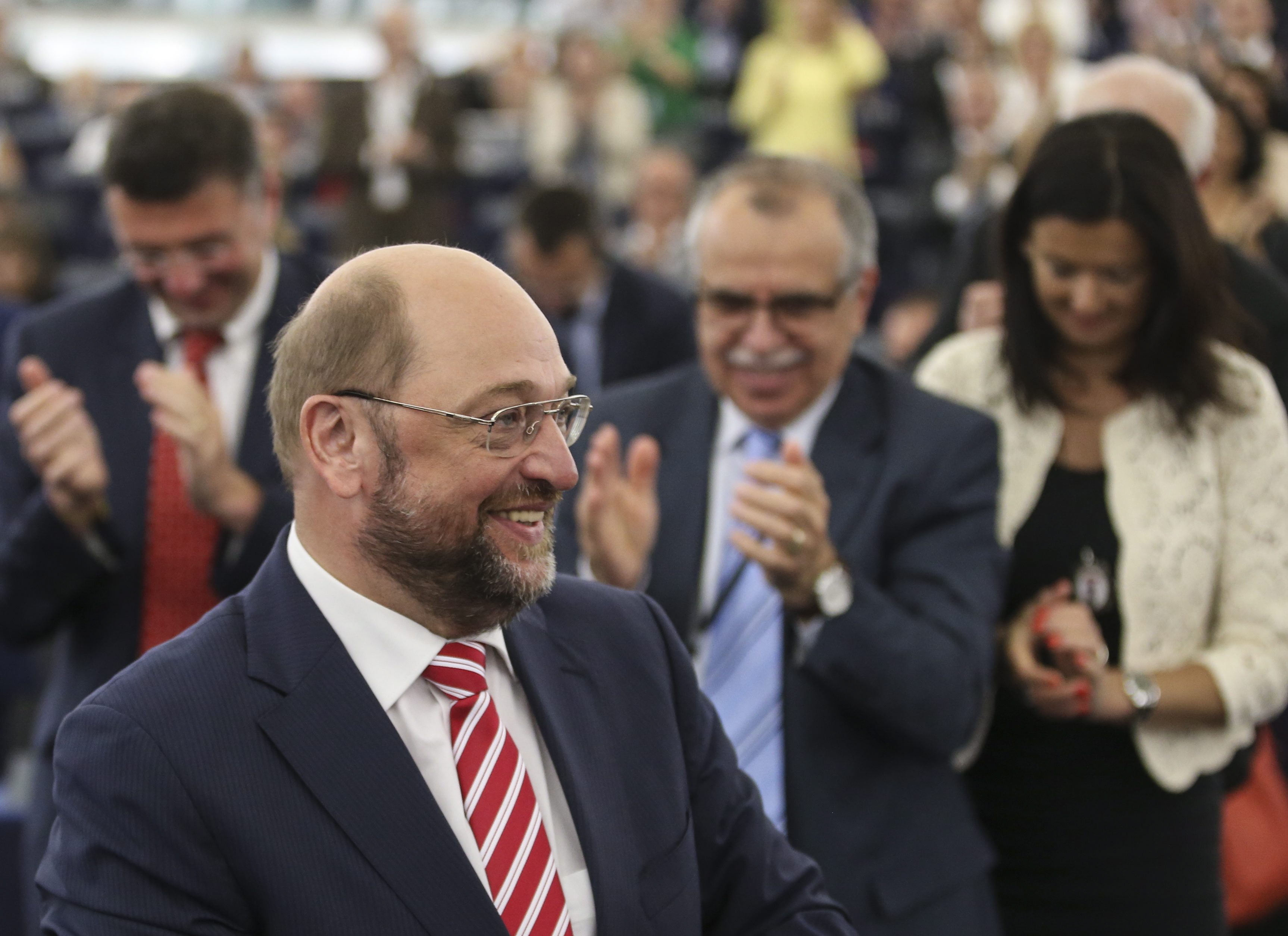 Martin Schulz als EU-Parlamentspräsident wiedergewählt