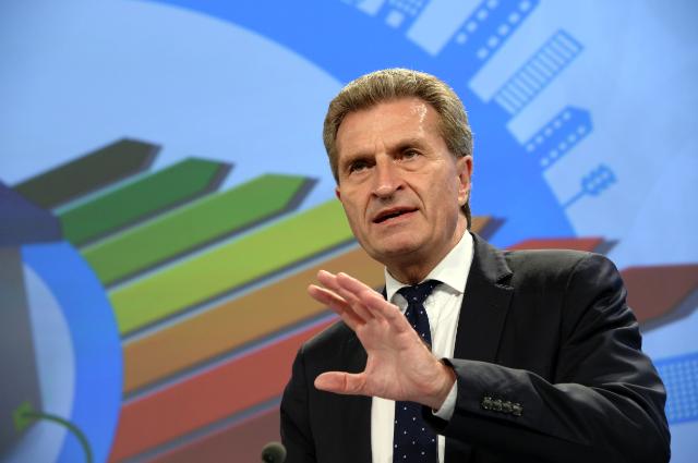 Oettinger: "Notfalls EU-Gas für Ukraine"