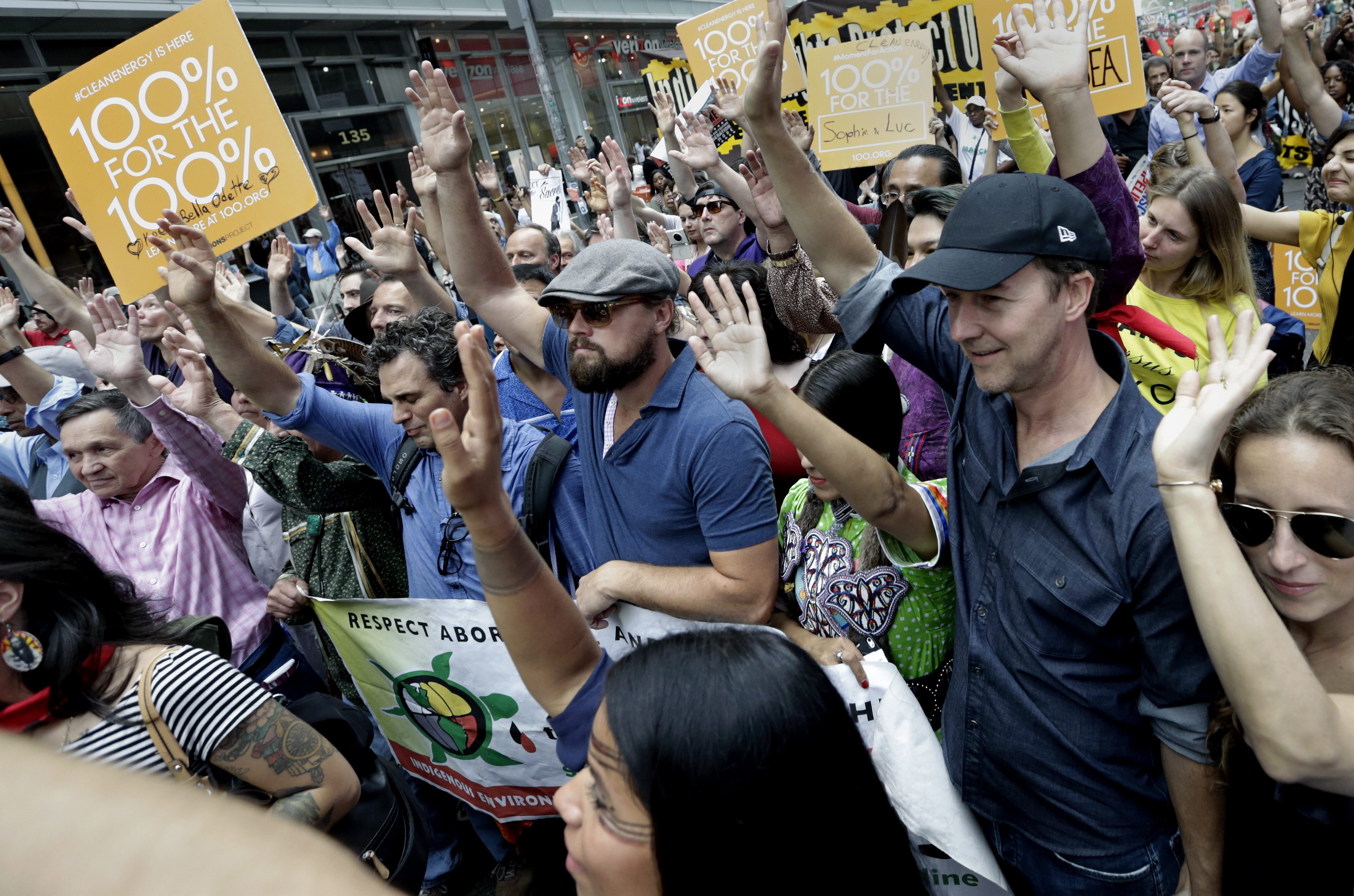 New York: Hunderttausende demonstrieren gegen Klimawandel