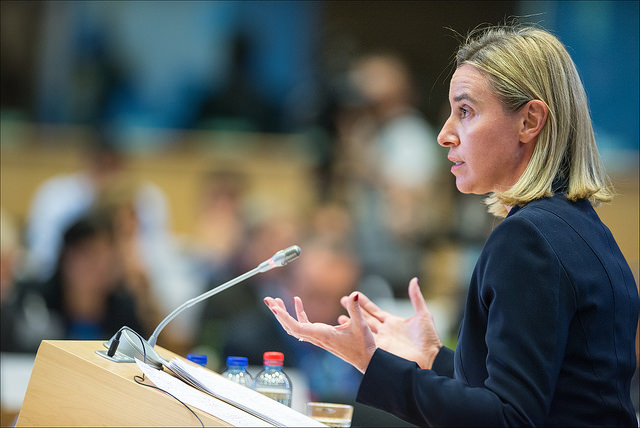 Mogherini: "Wir leben in sehr schwierigen Zeiten"