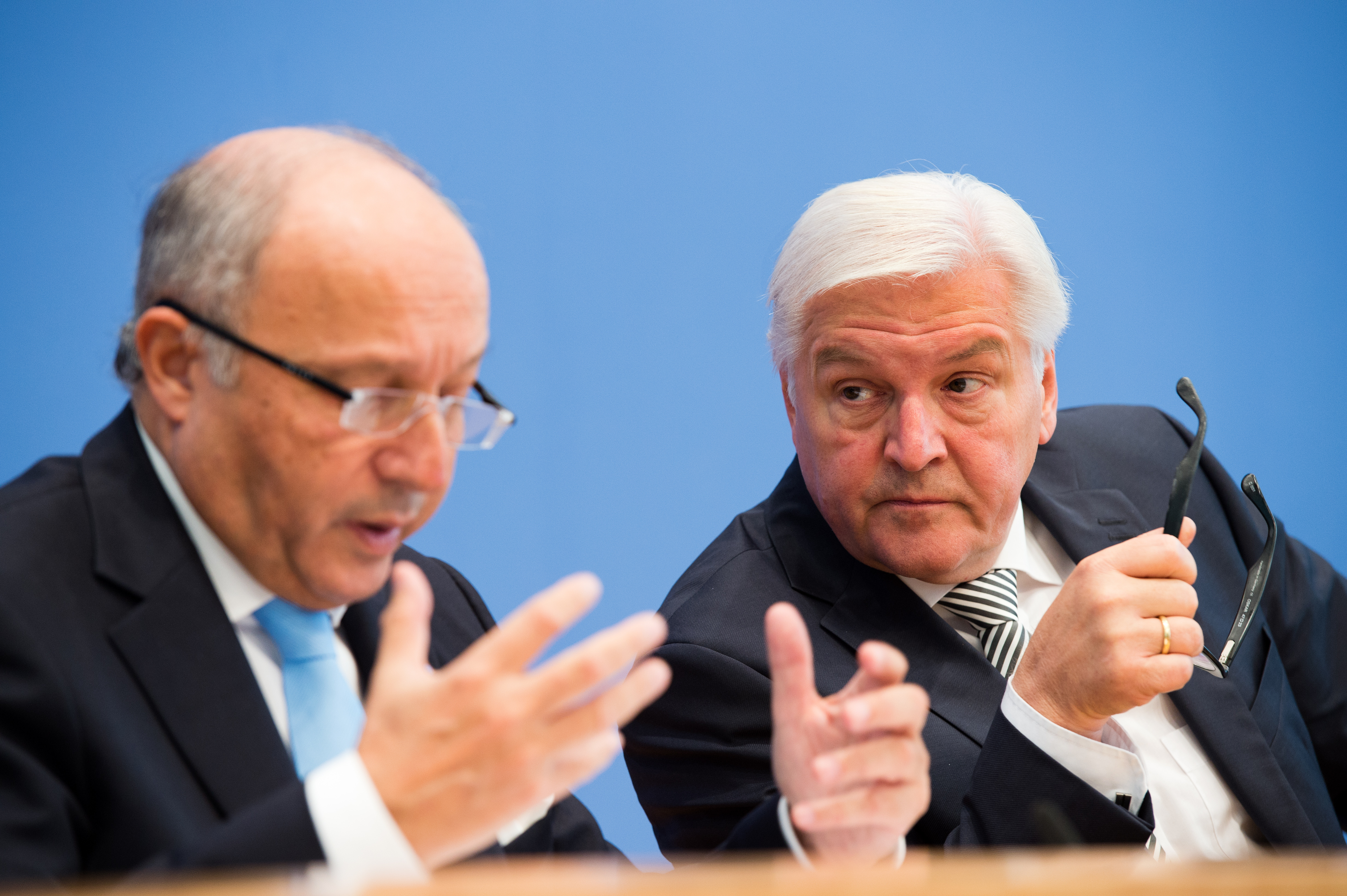 Steinmeier und Fabius:  Per Du zur gemeinsamen Sicherheitspolitik