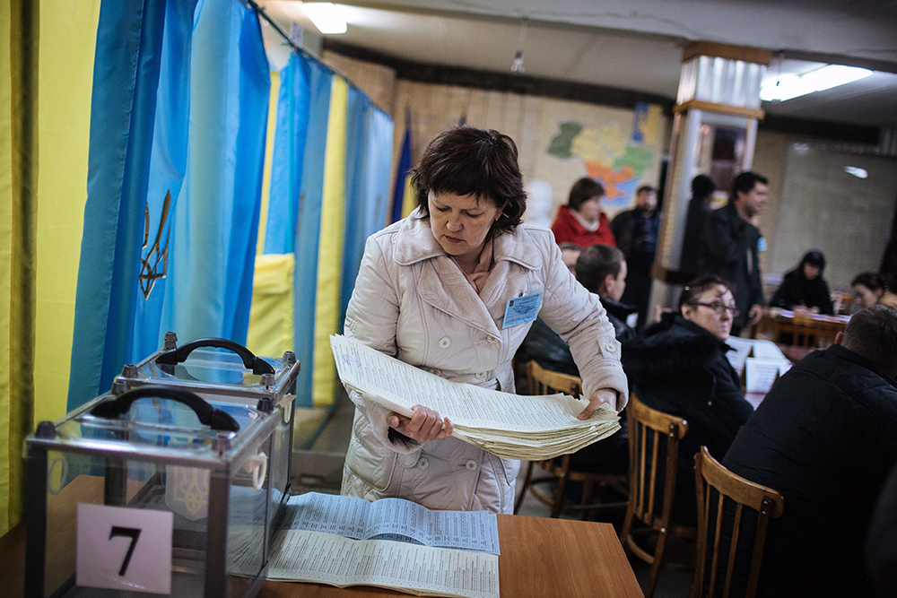 Ukraine-Wahl: Klare Mehrheit für pro-europäische Kräfte