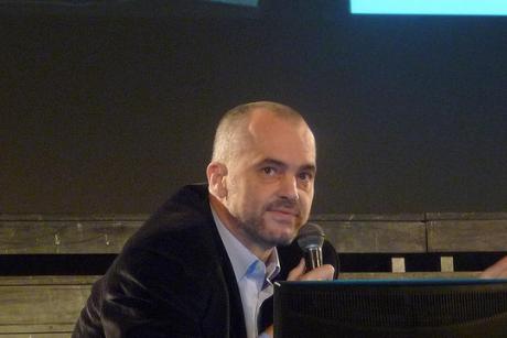 Der albanische Ministerpräsident Edi Rama. Foto: [Tomislav Medak/Flickr]