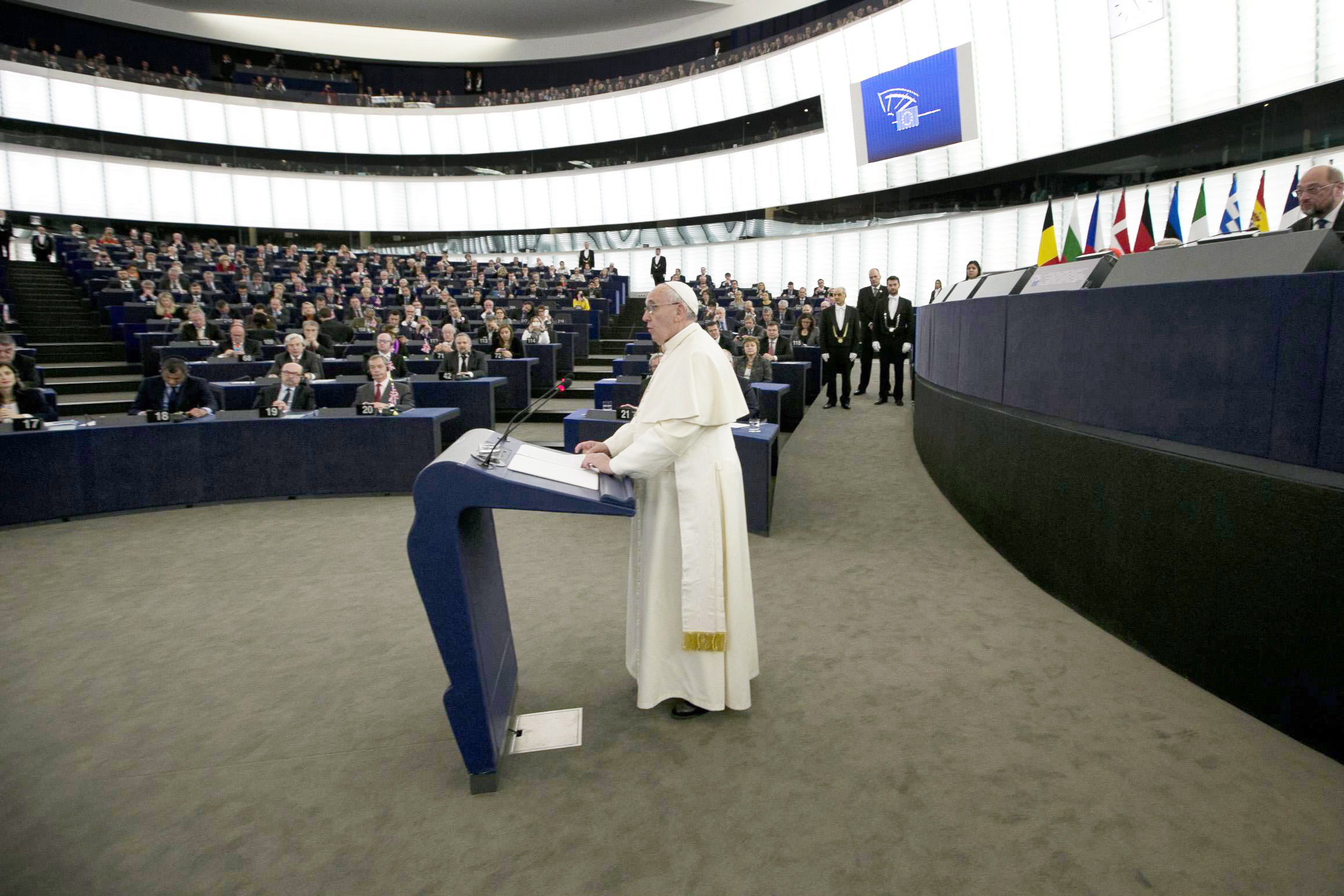 Papst vor dem EU-Parlament: Religion ist das Fundament Europas