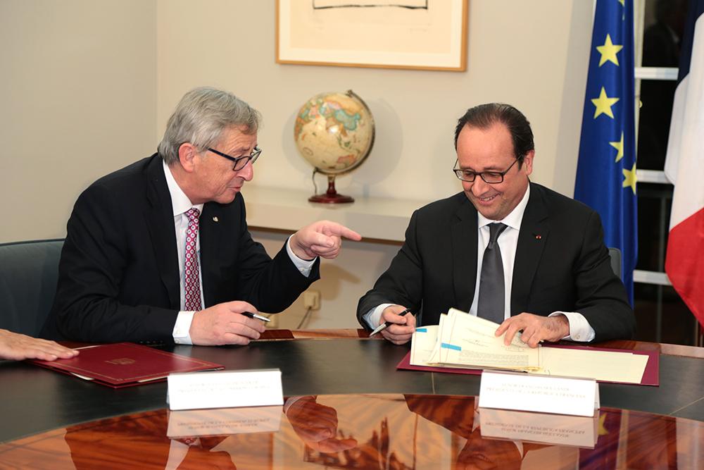 Paris beteiligt sich an Juncker-Plan mit acht Milliarden Euro 