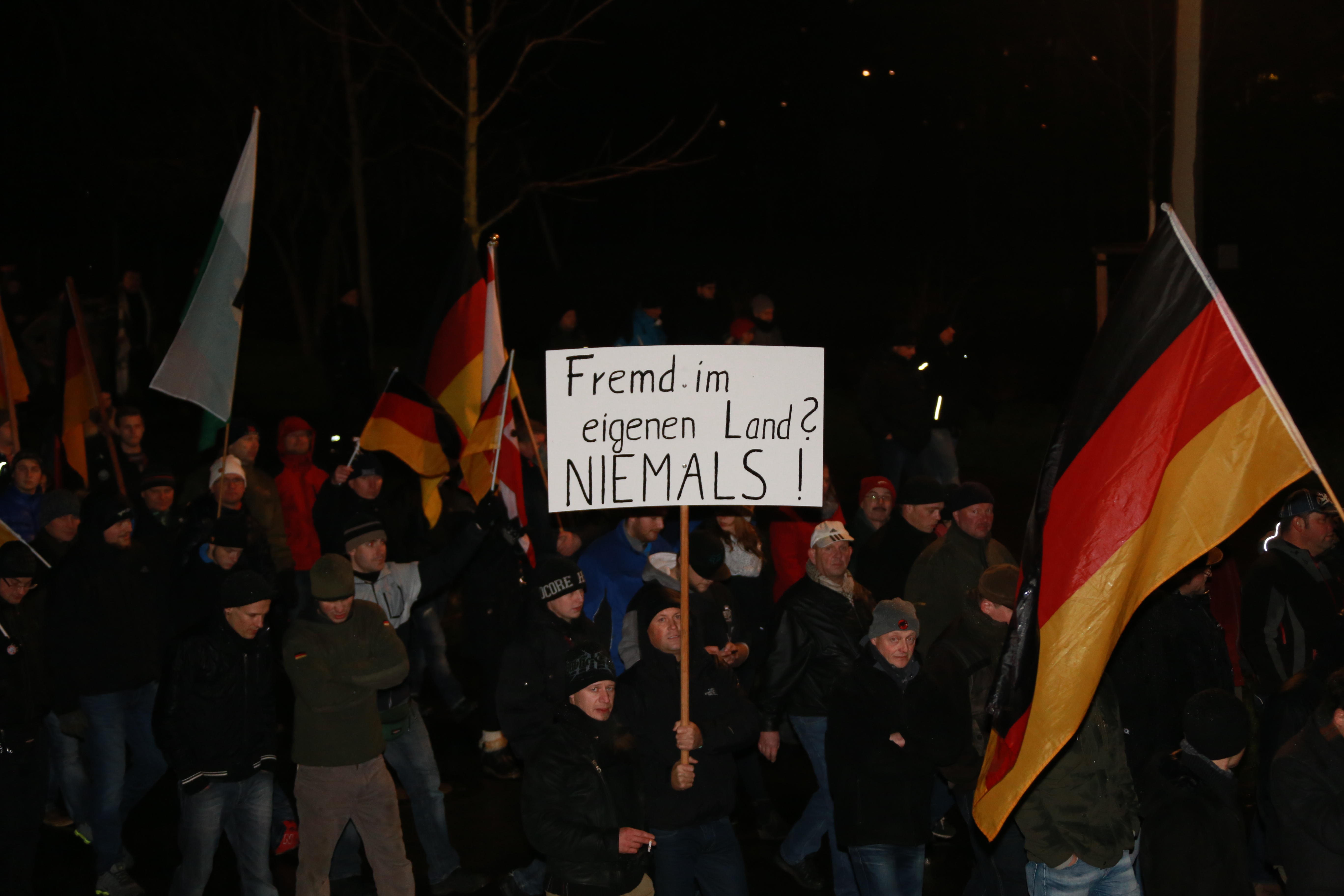 Pegida: Tausende Demonstranten bei Kundgebung mit Geert Wilders