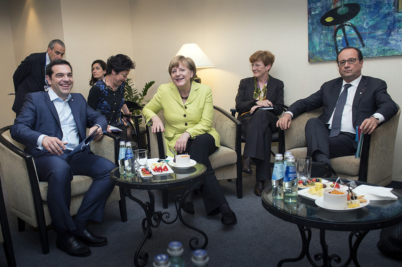 Merkel, Hollande und Tsipras ringen um Lösung im Schuldenstreit