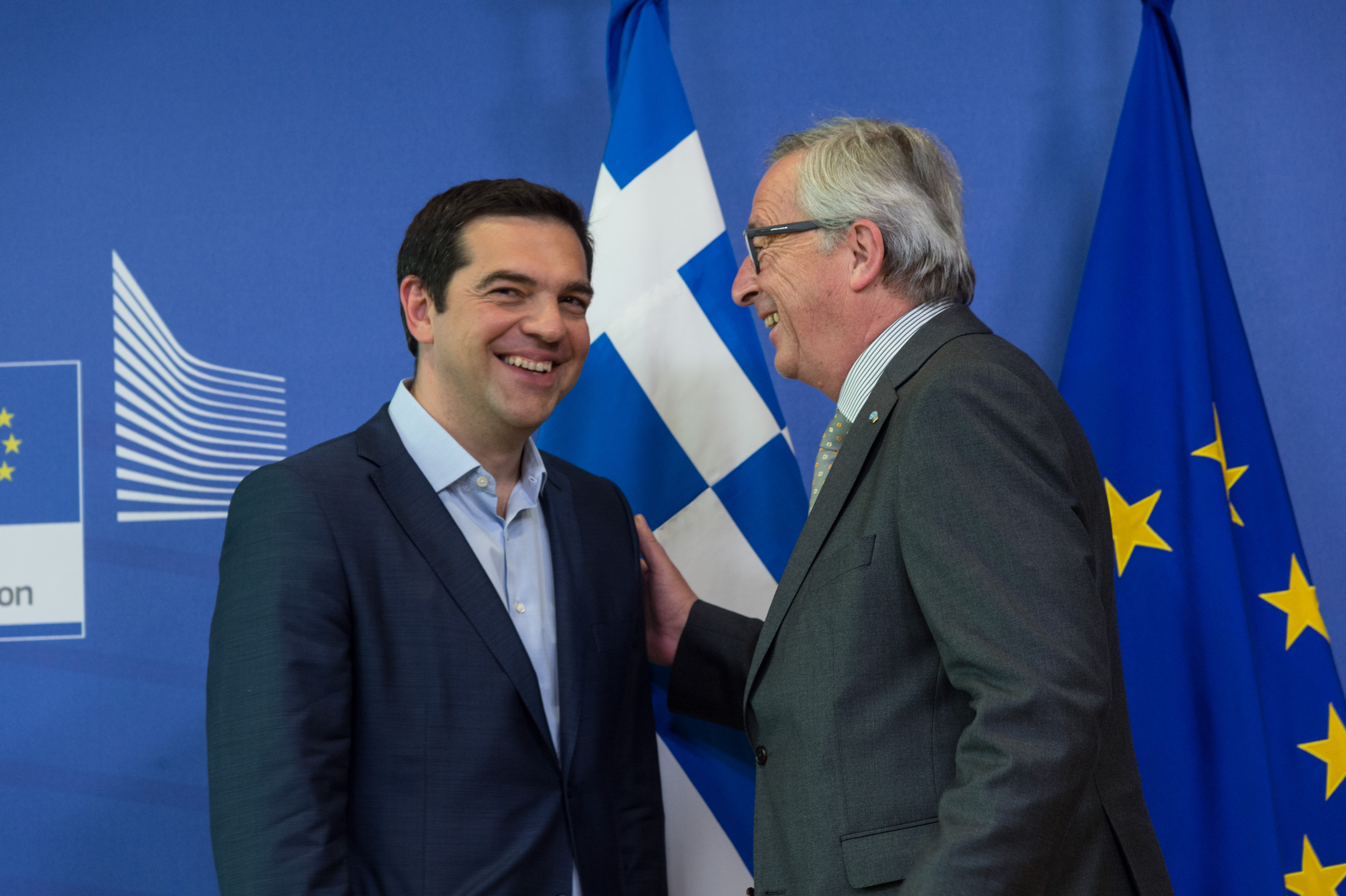 Tsipras bei Juncker: Annäherung ohne Durchbruch