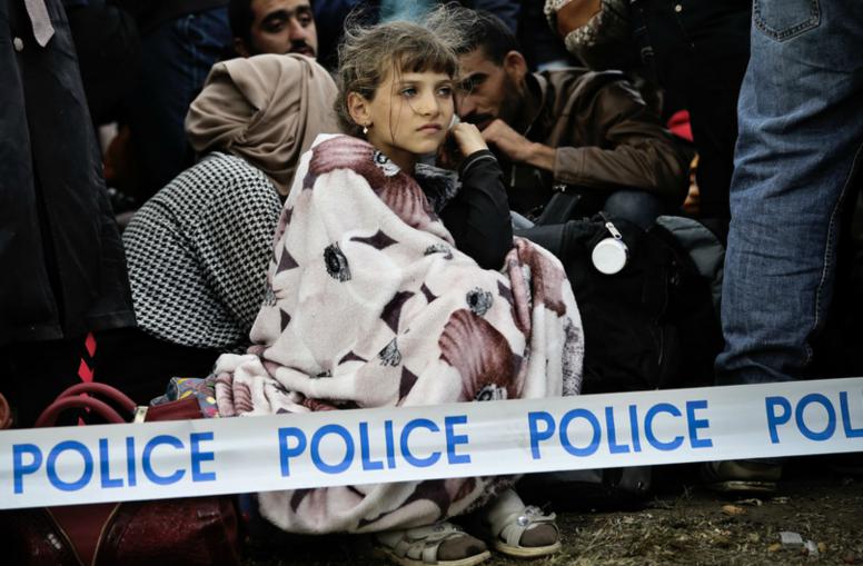 Flüchtlinge in Ungarn.