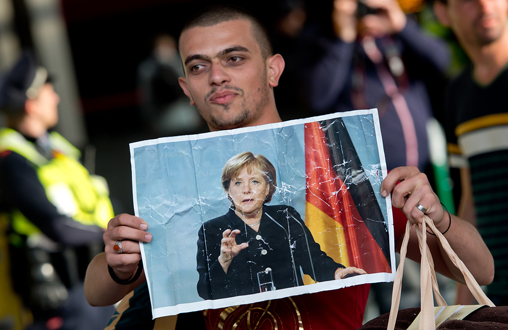 Angela Merkel und die Flüchtlinge