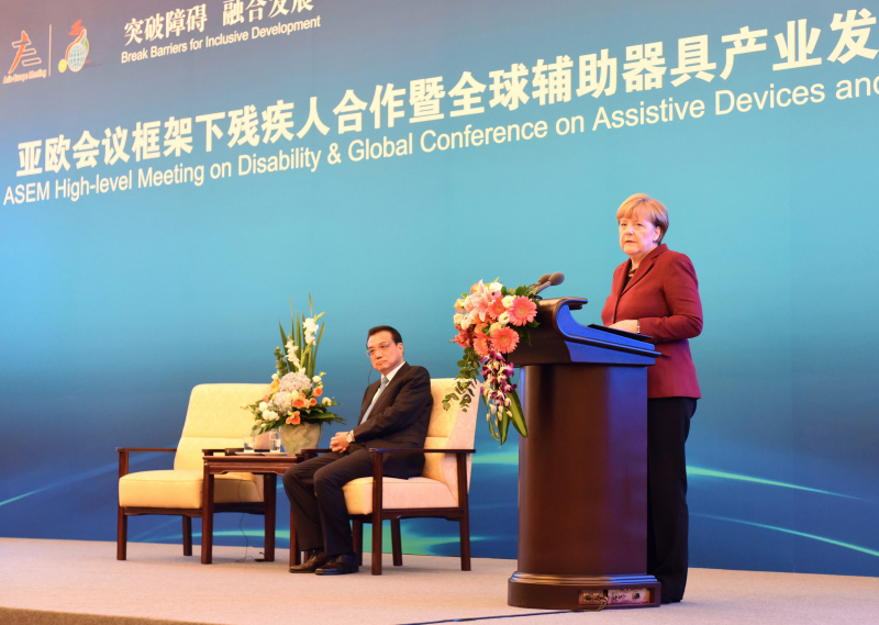 Merkel bittet China um Hilfe bei Kampf gegen Fluchtursachen