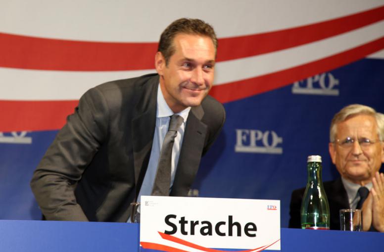 Der Vorsitzende der FPÖ, Heinz-Christian Strache.