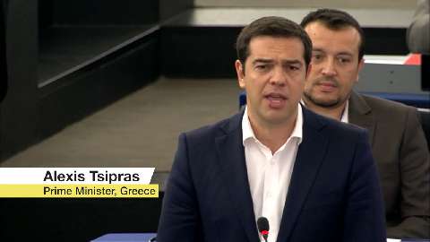 Tsipras fordert "europäische Lösung" für Schuldenkrise