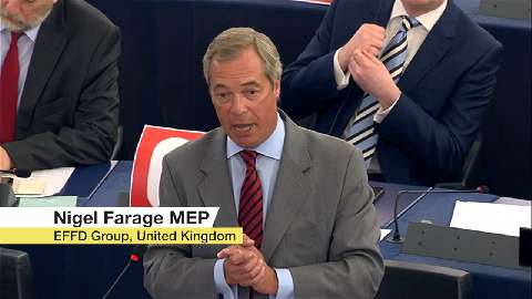Farage: "Das europäische Projekt beginnt zu sterben"