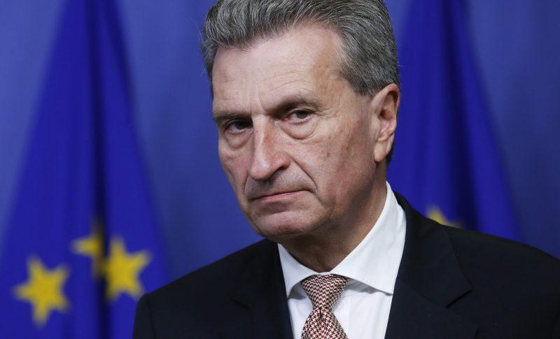 Erneuter Ärger um Oettinger