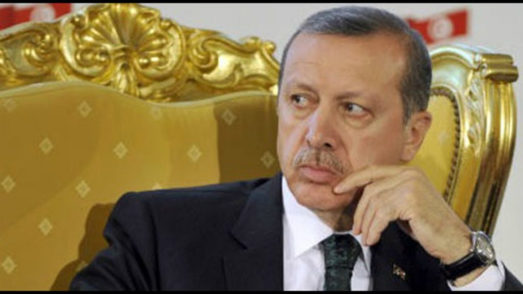 Erdogan golden chair