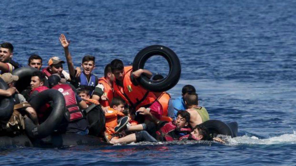 Migrants in boat