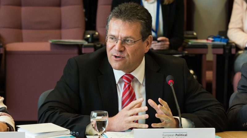 Šefčovič gibt Einblick in Verhandlungen über Nord-Stream-2