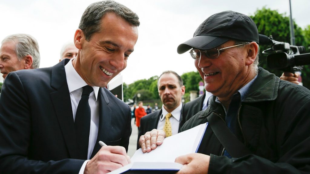 Österreichs neuer Kanzler Christian Kern Photo Service of the Federal Chancellery