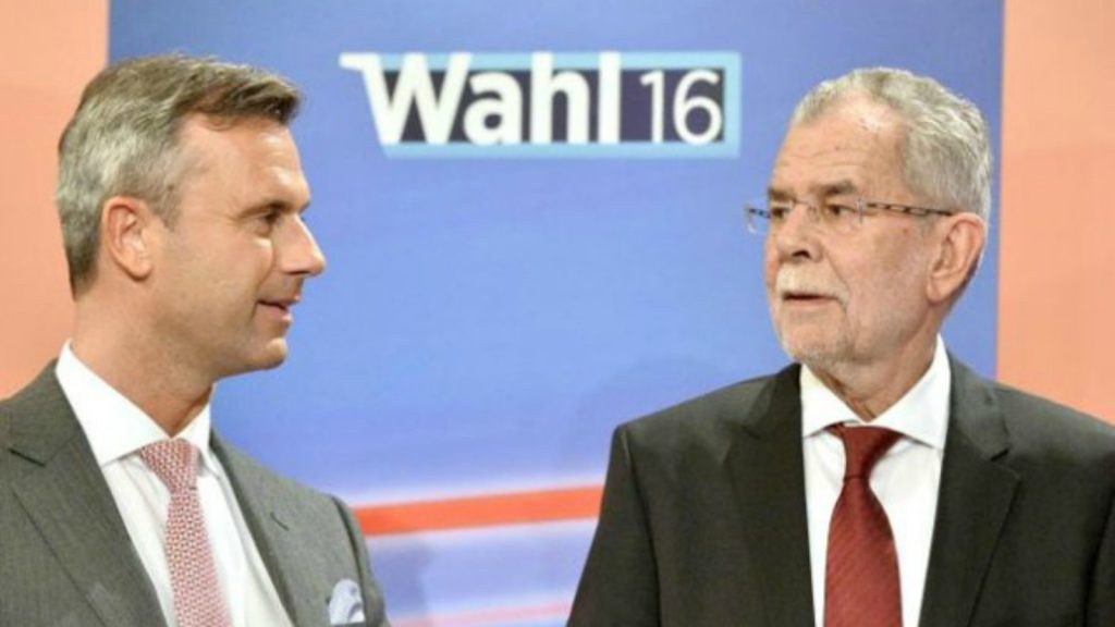 Norbert Hofer and Alexander van der Bellen