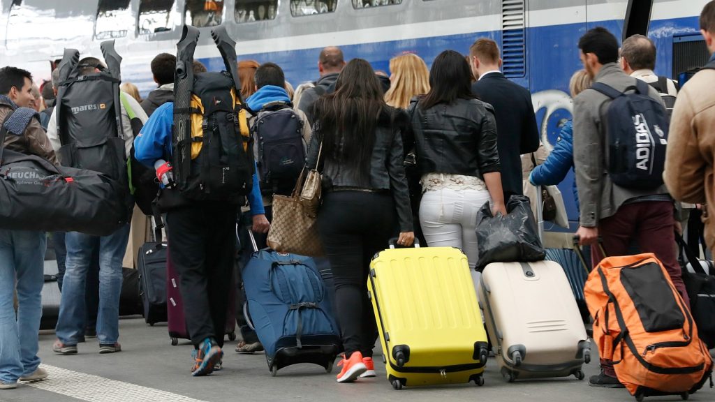 French rail strike Reuters