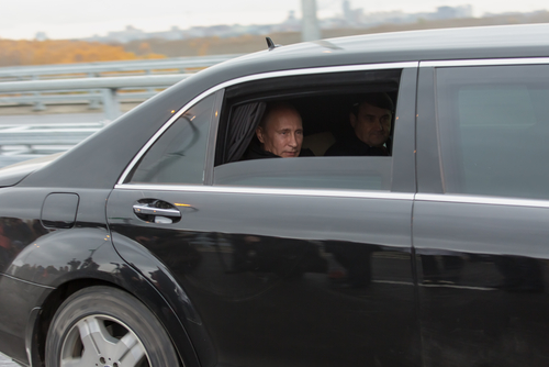 Putin auf dem Weg nach Deutschland