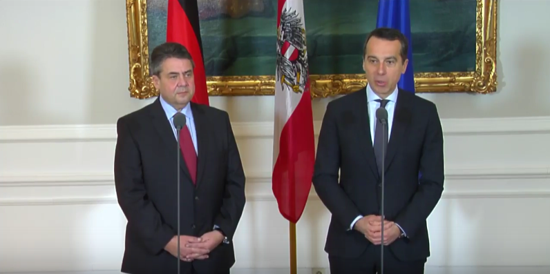 Gabriel und Kern appellieren an den Zusammenhalt  Europas