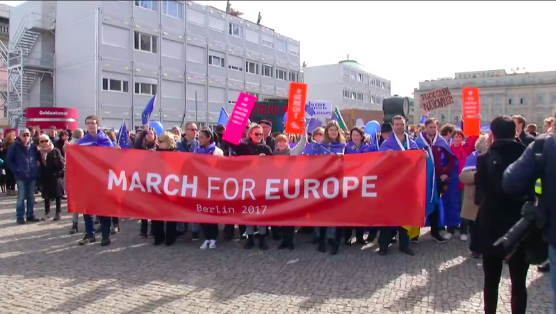 Eindrücke vom MARCH FOR EUROPE in Berlin