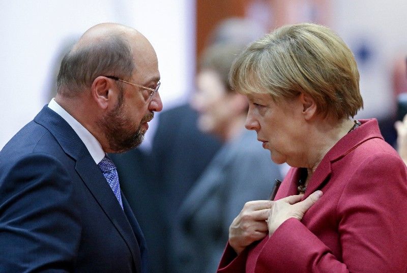 Vier Merkwürdigkeiten von Merkel, Schulz und Co.