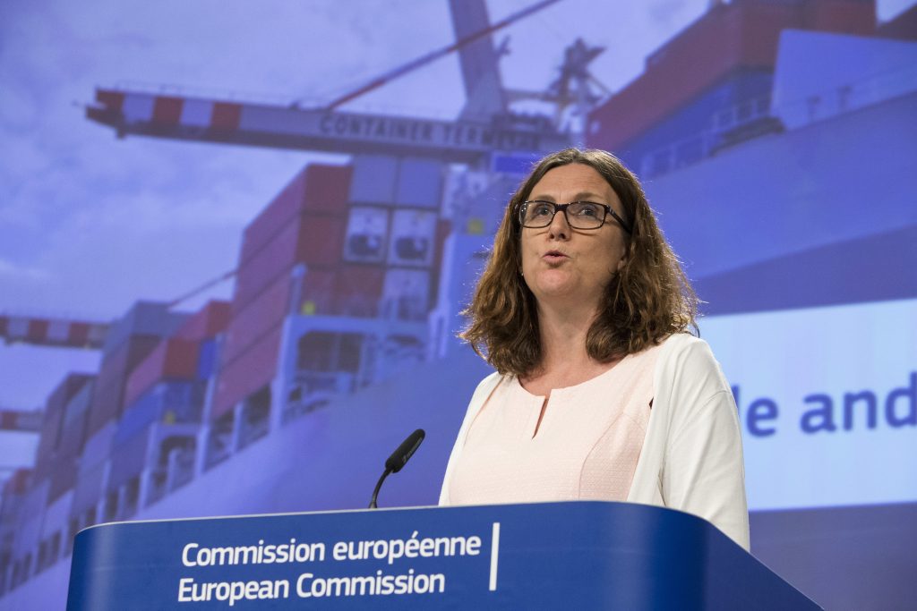 Cecilia Malmström, Member of the EC in charge of Trade, will present the Trade and Investment Barriers Report for 2016.