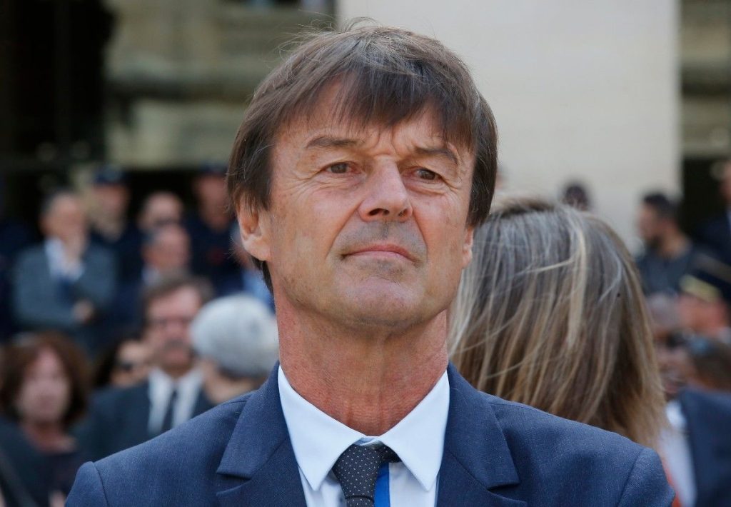 epa06067632 France’s environment minister, Nicolas Hulot attends a solemn funeral ceremony for Simone Veil in Paris, France, 05 July 2017. Holocaust survivors are joining France?s president and European dignitaries at a special memorial ceremony for Simone Veil, who rose from the horrors of Nazi death camps to become president of the European Parliament and one of France?s most revered politicians.  EPA/MICHEL EULER / POOL MAXPPP OUT