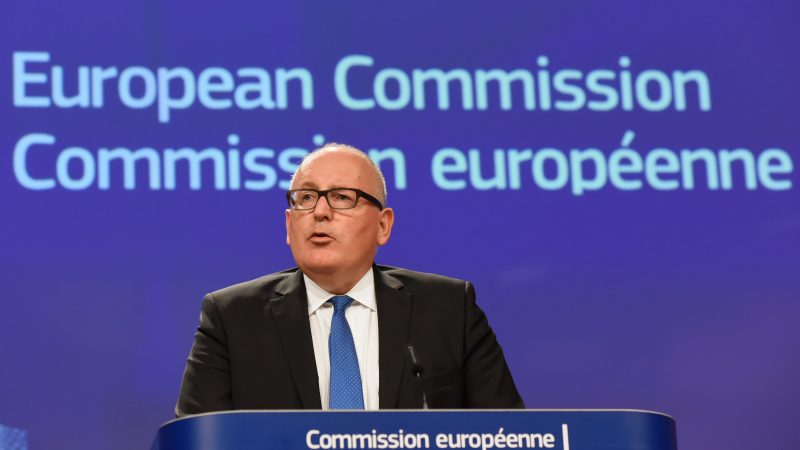 Timmermans droht Polen mit schwerwiegenden Konsequenzen